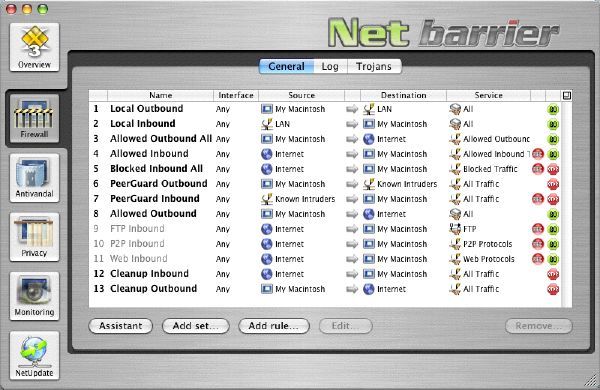NetBarrier Screenshot